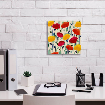 " Cheerful Poppies " by Carrie Schmitt