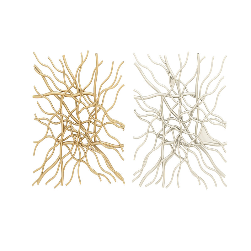 Vitagliano Modern Abstract Wall Decor on Metal