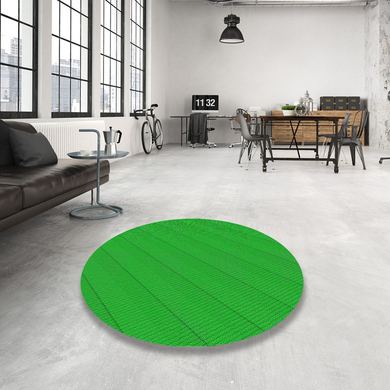 Wool Indoor Rug, Round 7'