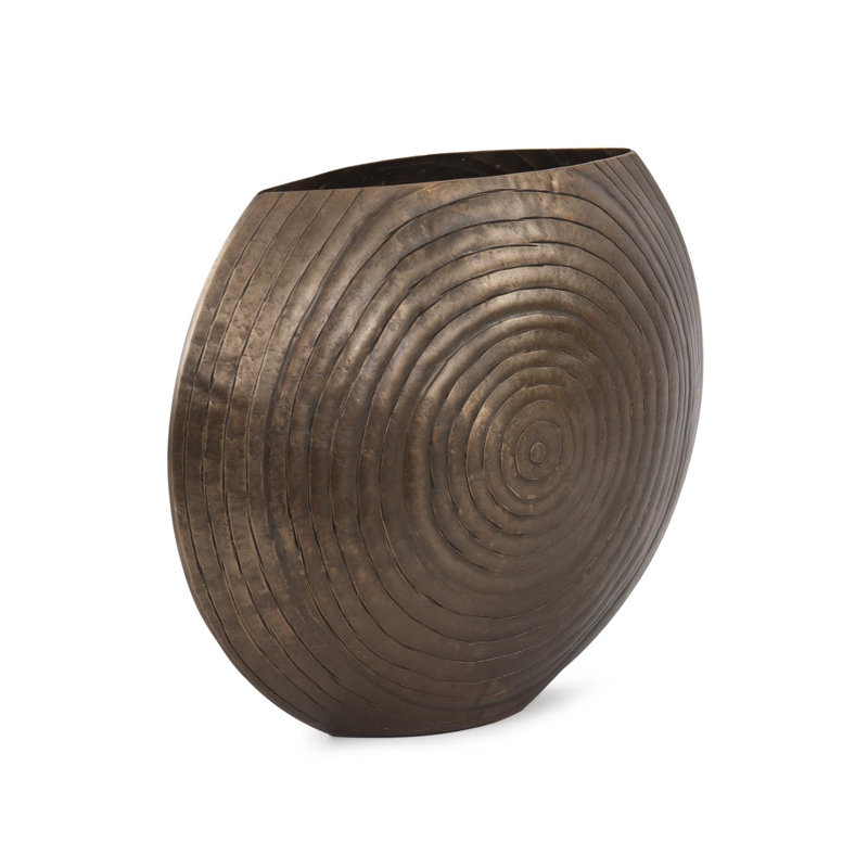 Vase à disque circulaire moyen