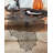 Eerie Black Spiderweb Net Table Runner