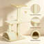 Cat Tree 72cm Kitten Activity Centre with Sisal Scratching Post, Scratching Pad & Hanging Toy Ball-321171384