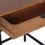 Ensemble de 2 tables gigognes en bois massif avec tiroir et plateau Atelier Industrial-994016026