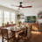 42" Quiet Ceiling Fan With Bluetooth App, Reversible Motor & LED Lighting