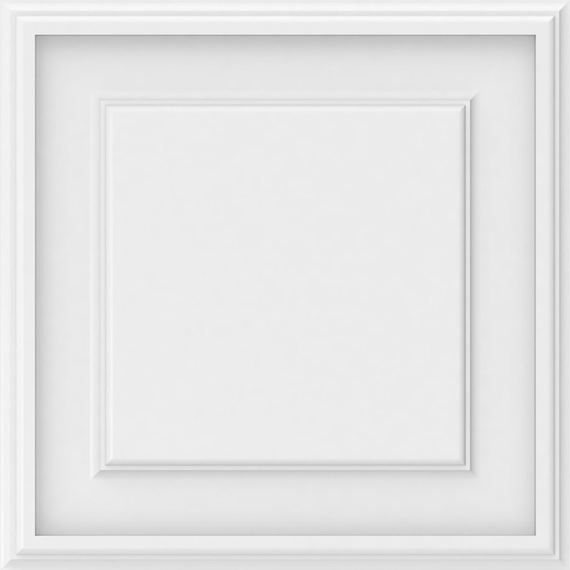 Legacy Raised Decorative Wall Panel, 16"H x 16"W x 0.63"D
