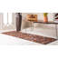 Tapis brun à motif abstrait Jachim-29440521