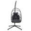 Swing Hanging Egg Chair with Cushion and Headrest