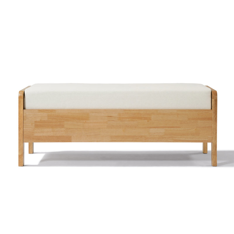 Upholstered Storage Ottoman Bench