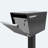 Steel Post Mounted Mailbox with Magnetic Closure