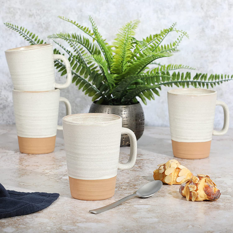 Earthenware Coffee Mug, Sand