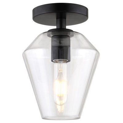 Alexsondra Glass Semi Flush Mount