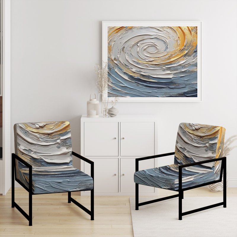 Fauteuil d'appoint Darleene, Noir, noir, noir, noir