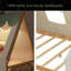 Lit maison avec tente et lumière-890119349-890119348