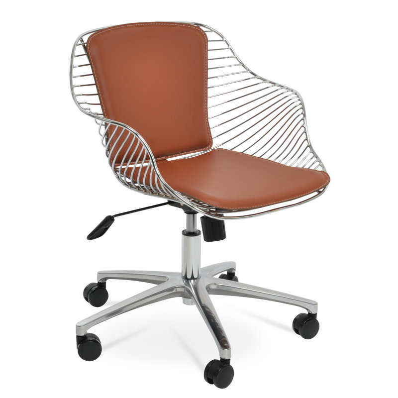 Task Chair, Chrome, Cinnamon