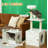 White Cat Tree with Litter Box Enclosure
