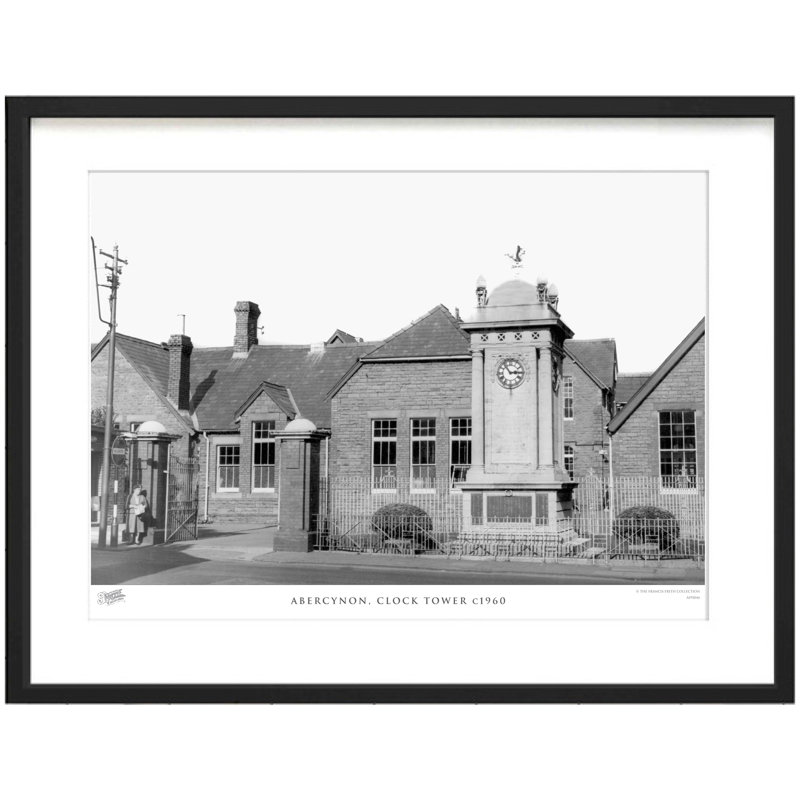 Abercynon, Clock Tower C1960 by Francis Frith - Single Picture Frame Print, 40cm H x 50cm W x 2.3cm D