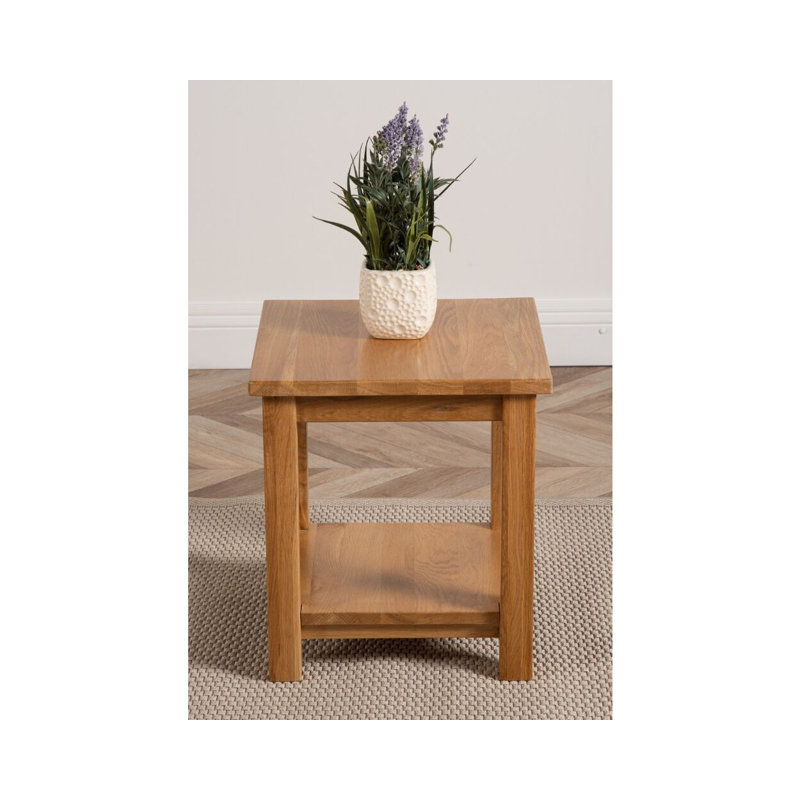 Reighan Solid Wood End Table
