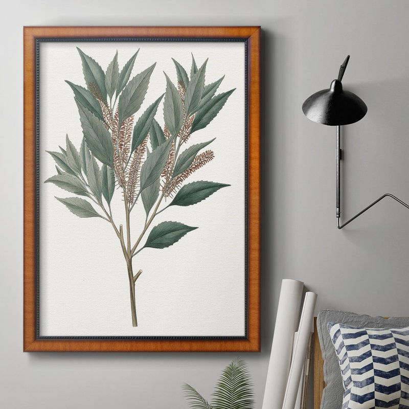 Toile encadrée de qualité supérieure Fall Foliage, H 20 po x l 16 po, Structure miel et pacane