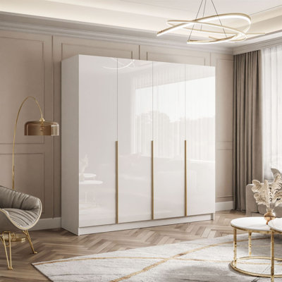 4 Door Manufactured Wood Wardrobe