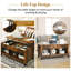 Lift Top Four Leg Coffee Table with Storage-394668879-394668878