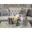Hydrangea Floral Arrangement in Acrylic Water Vase