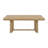 Brown Trestle Table With Leaf