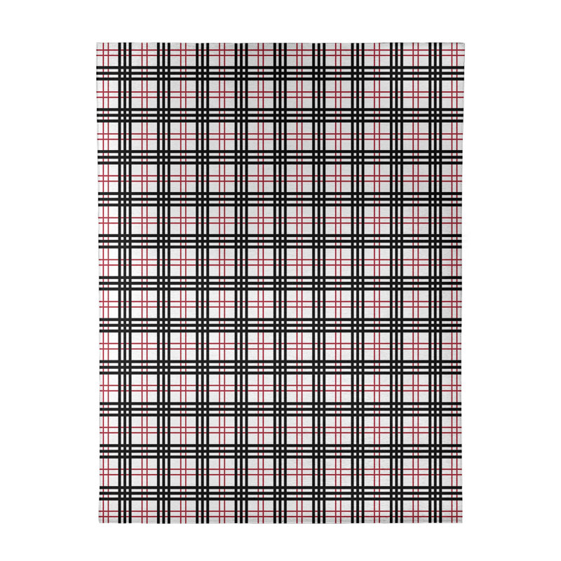 Plaid Indoor Rug, Rectangle 8' x 10'