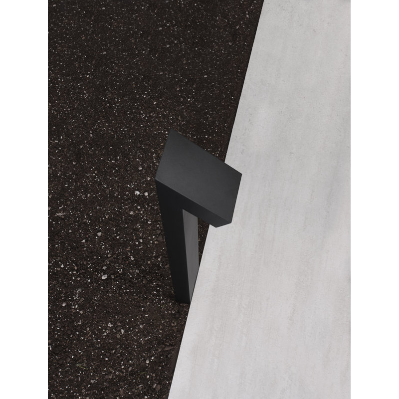 Black Integrated LED Metal Bollard Light