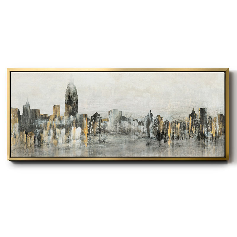Bright City Lights- Framed Canvas