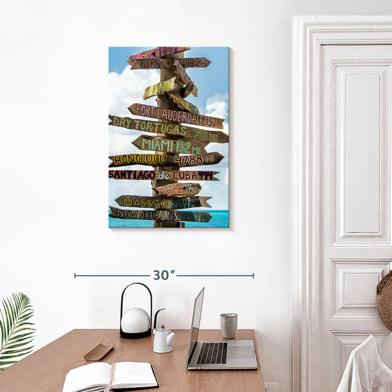 Panneau directionnel Aime Key West III, H 30 po x l 20 po