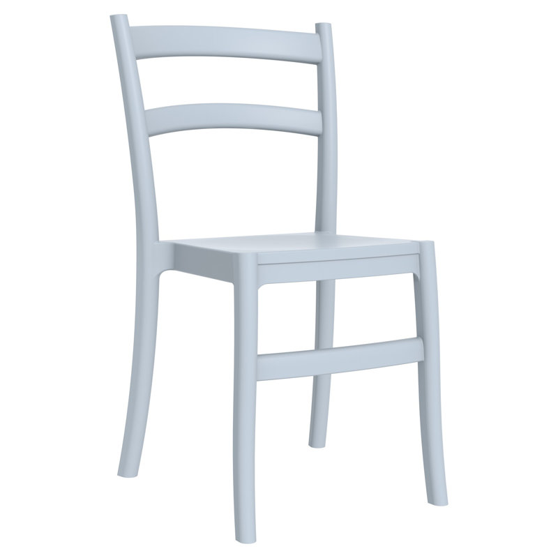 Jantzen 18'' H Stacking Side Chair, Silver Gray