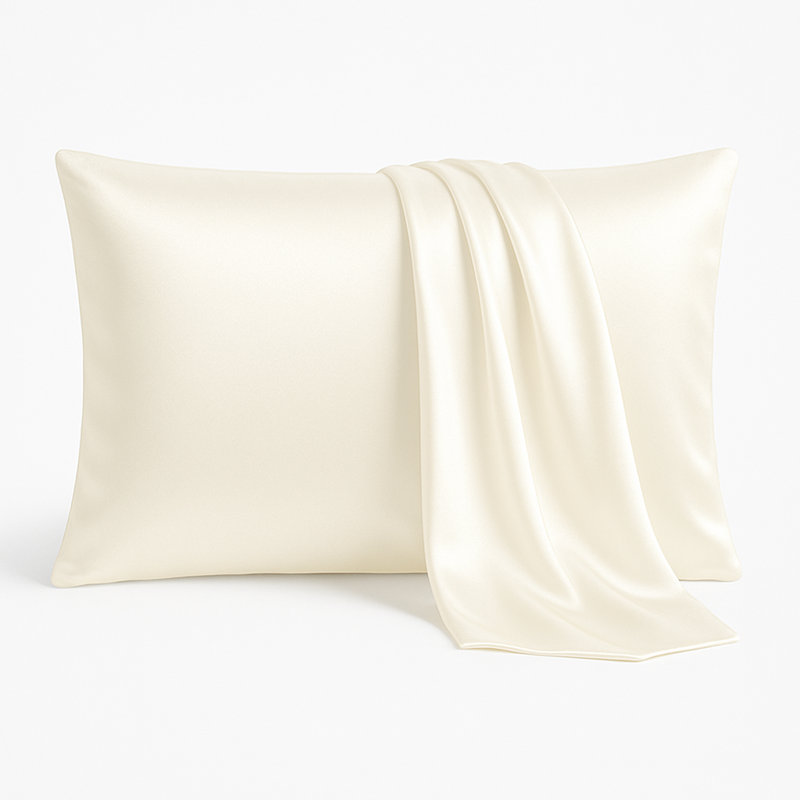 HOUSEWIFE PILLOWCASE SILK, Ivory