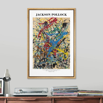 " Vibrant Strokes " by Jackson Pollock
