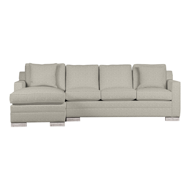 American Bungalow 2-Piece Summerton Sleep Sectional, Tuck Metal, Dove Gray