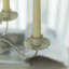 Bougeoir de table en acier inoxydable