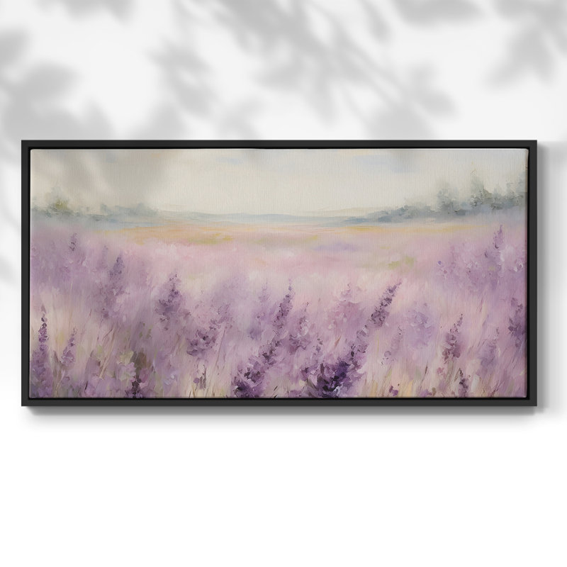 Série paysage - DCCxxiii - Toile tendue avec châssis encadré - Prêt à être accroché, Noir, H 21 po x l 41 po