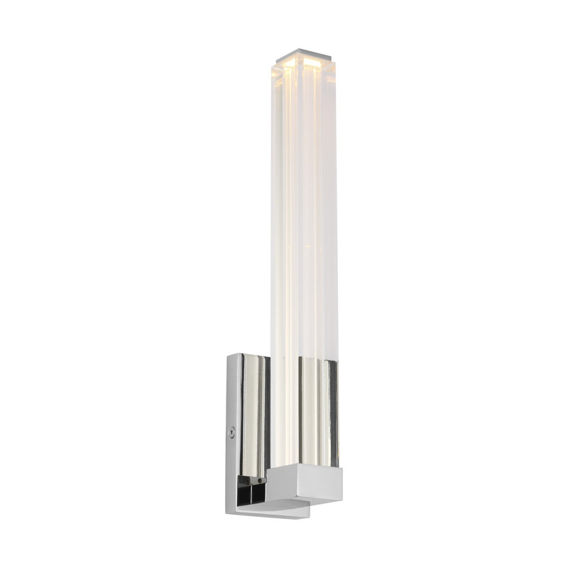Reiya 1 - Light LED Armed Sconce, Chrome
