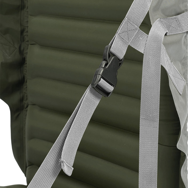 Adjustable Inflatable Camping Seat with Backrest, Green