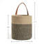 Ensemble de 2 paniers suspendus en jute, petit panier de corde en fougère tissée, plantes décoratives, boho, jute-112309013