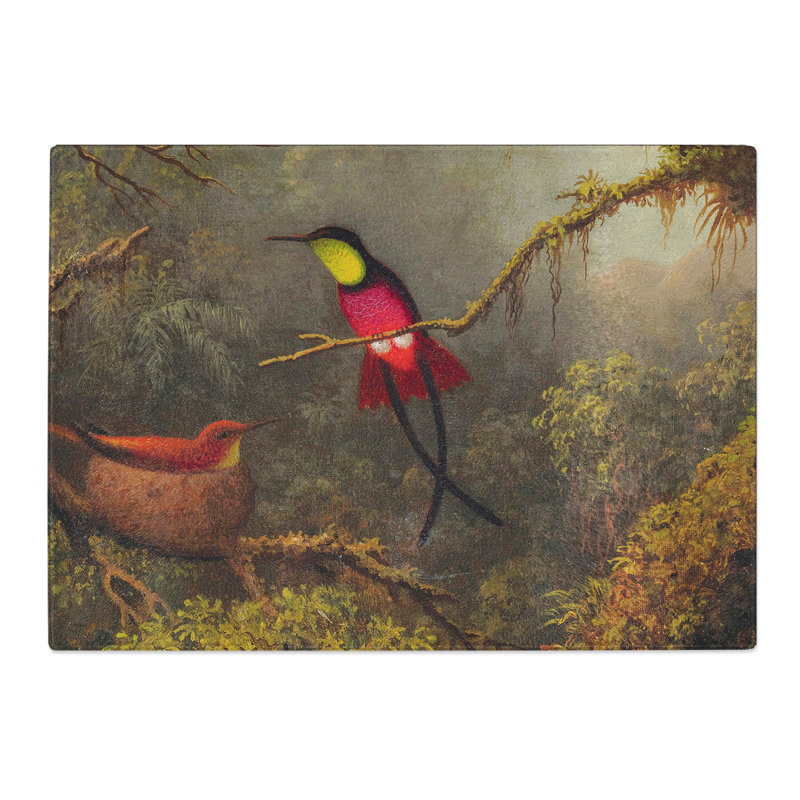Hummingbird by Martin Johnson Heade Chopping Board, 0.4cm H x 28.5cm W x 39cm L