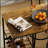 Bar Table and Chairs Set for 2, 3 Pieces Pub Dining Table Set, 2 Bar Stools PU Upholstery Seat