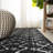 Kateshia Moroccan HYPE Boho Vintage Diamond Black/Ivory Rug-479767500