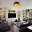 2-Light Modern Matte Black Metal Flush Mount