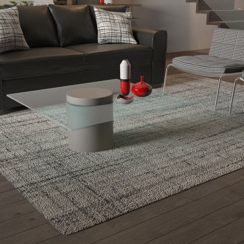 Tapis performance touffeté à la main Gudinas, Rectangle 8 pi x 10 pi