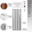 Portes accordéon pliables en PVC 32 po Studio Series, blanc-133256511-133256513