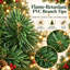 Arbre de Noël artificiel vert 6 pi avec 250 lumières DEL, télécommande et branches articulées