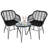 Virgie 2 - Person Patio Conversation Set with Cushions-95471140-104900965
