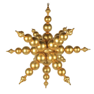  39" Gold UV Candy Starburst Finial