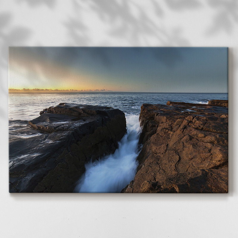 La route vers la mer - Cavas enveloppés de galerie, 12 x 18