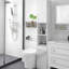 MDF / Particle Board Freestanding Linen Cabinet